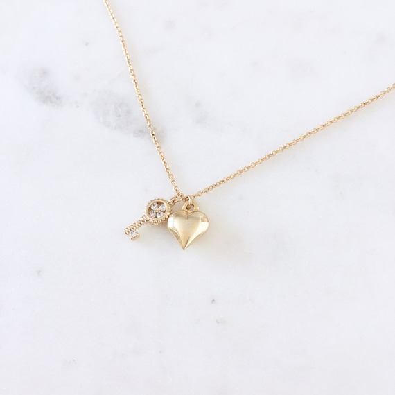 Key to My Heart Necklace [18K Gold Plated]