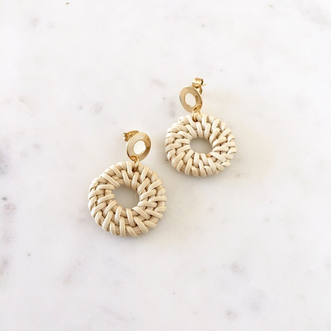 【HYERES LOR】22FW★ Remidi Rattan Hoop SV(Y) Earring M HYERES LOR】22FW☆ Remidi Rattan Hammock SV(Y) Earring