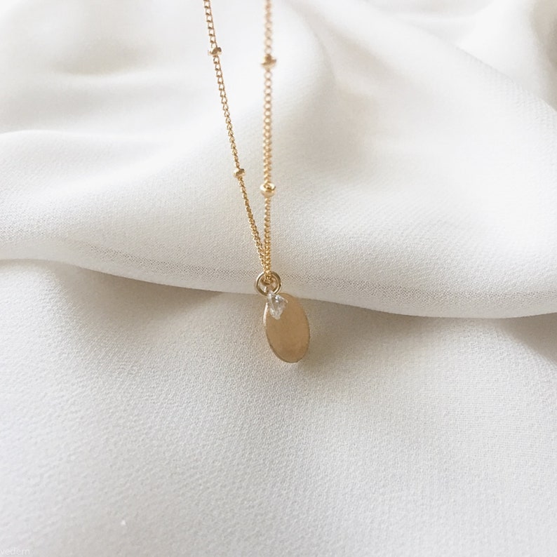 gold star necklace gold moon necklace pretty necklaces |GFN00035 gold filled moon necklace gifts for gf Moon and Stars Necklace