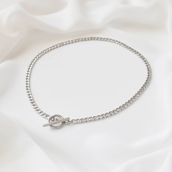 シルバー トグル ネックレス - トグル ネックレス、トグル ネックレス シルバー トグル ネックレス - トグル ネックレス、トグル ネックレス