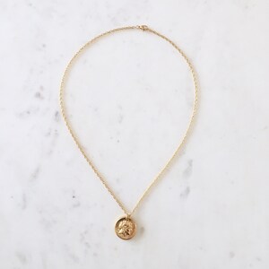 Alexander the Great Coin Necklace - Alexander Necklace, Greek Coin Necklace, Gold Coin Necklace, Alexander the Great Necklace |GPN00012 image 6