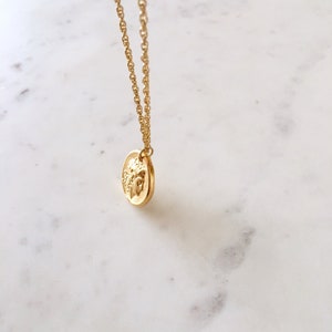 Alexander the Great Coin Necklace - Alexander Necklace, Greek Coin Necklace, Gold Coin Necklace, Alexander the Great Necklace |GPN00012 image 5