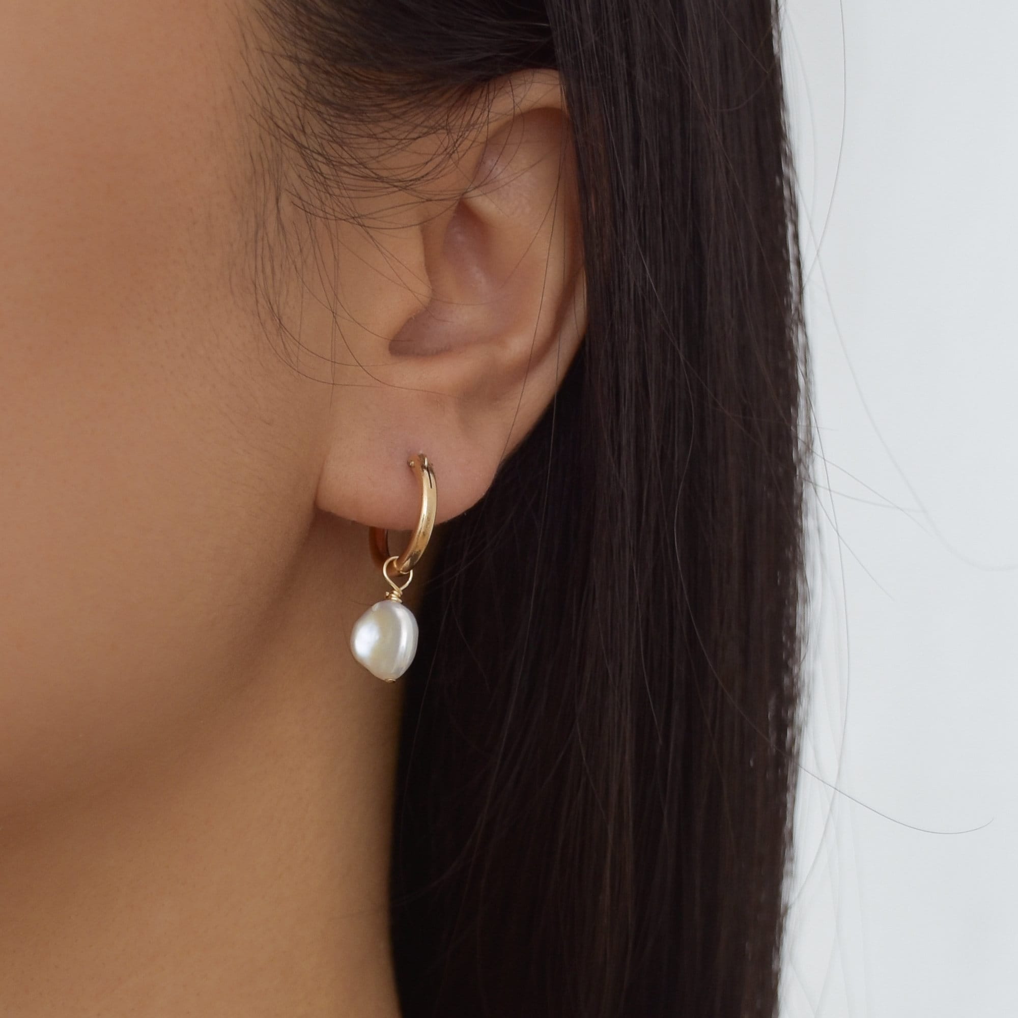 Pearl Ring Earrings Pearl Ring Earrings