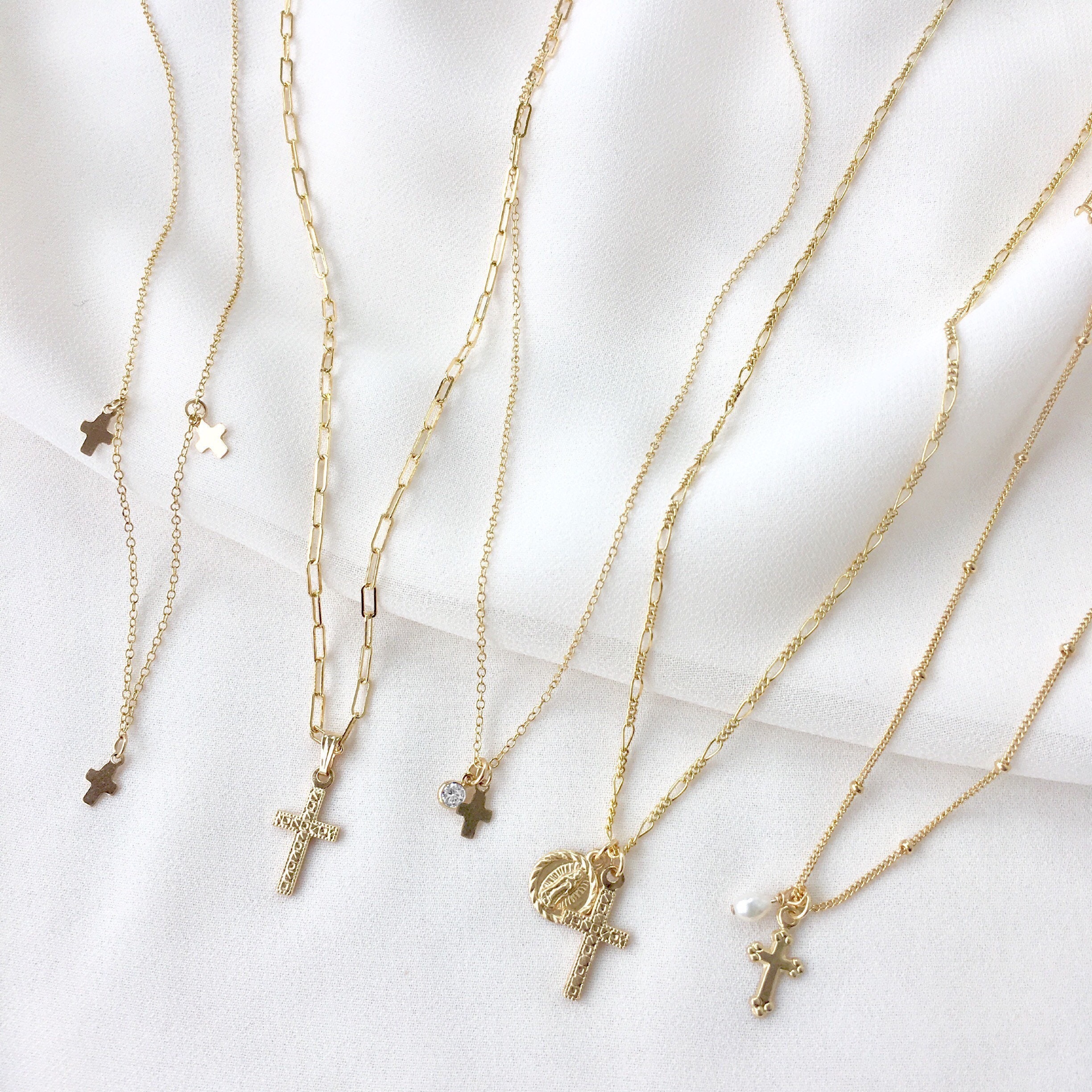 Cross Necklace Gold Cross Necklace Gold 