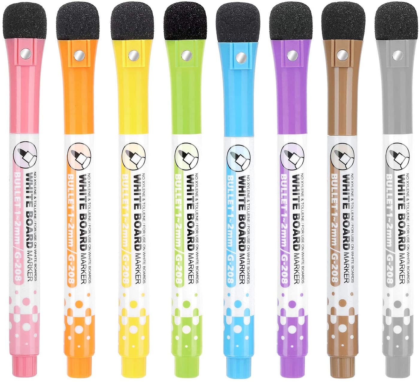 HC270471 - Berol Whiteboard Marker - Assorted Colours - Chisel Tip - Pack  of 8