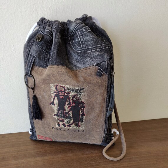 denim rucksack