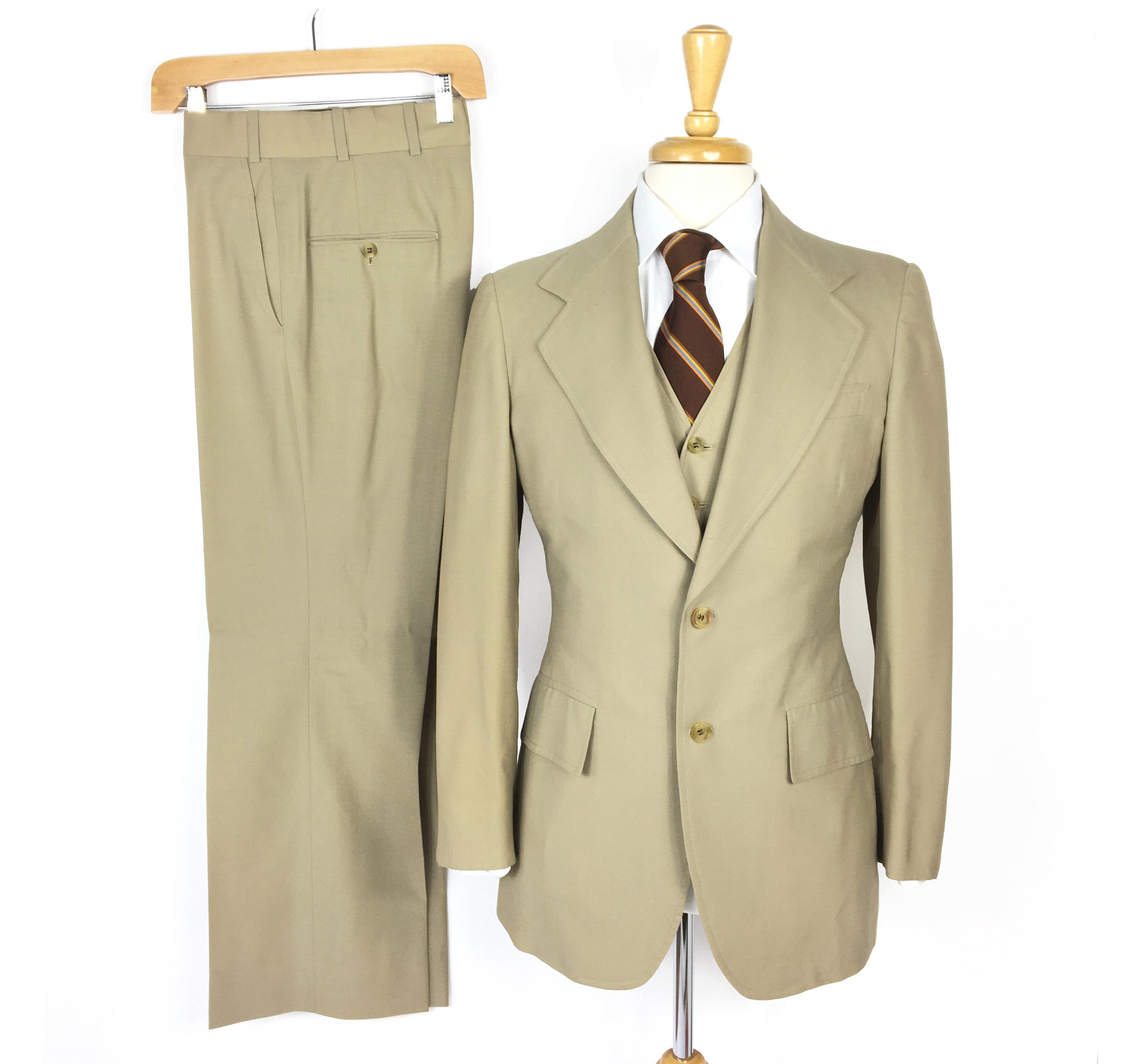 70s 3 Piece Suit - Etsy