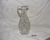 Early American Prescut Crystal Cruet