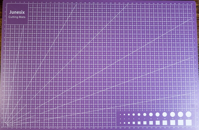 Purple Self Healing Cutting Mat Dual Sided 5ply PVC 12 X 18 Etsy