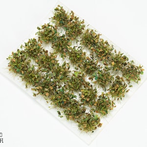 Frock Green Grass Tufts Set Model Miniature Diorama Basing Terrain