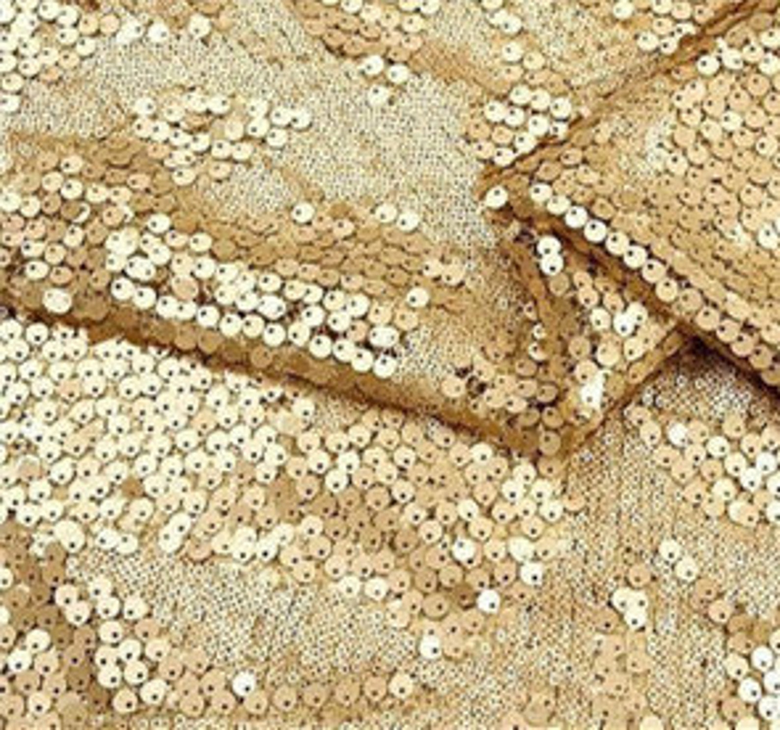 Luxury gold sequins lace fabric by the yard sequined Etsy