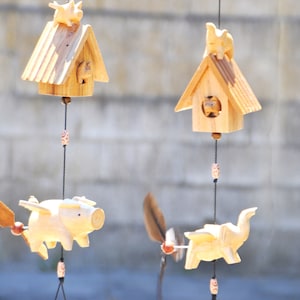 Flying pig (free shipping )Elephant hanging planter , outdoor or indoor mobile ,removable  spinner weatherproof .