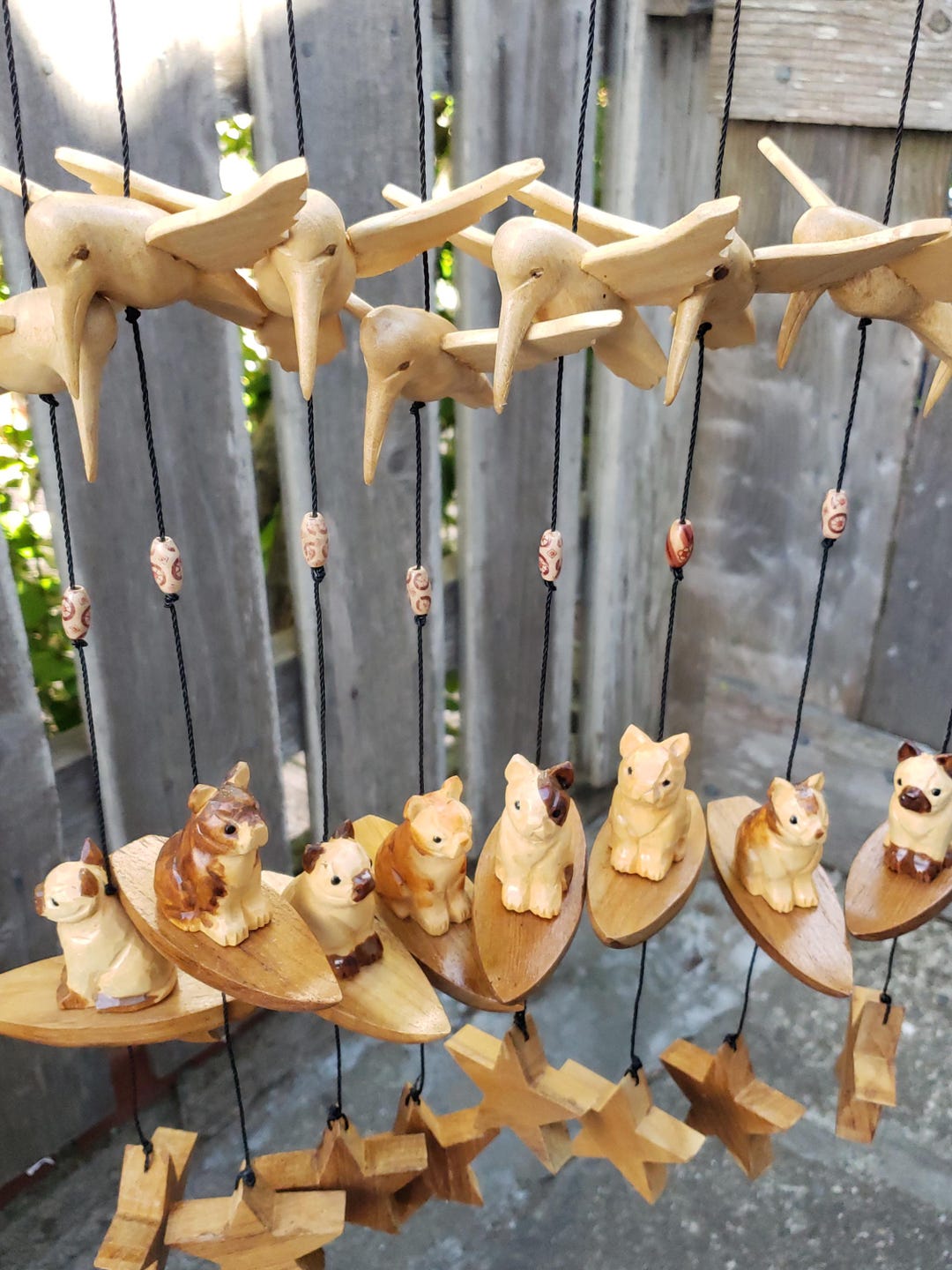 Hummingbird cat Surfboard, Weatherproofed, Removable Feather Spinners ...