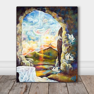 The Resurrection, Jesus art, Fine art paper /Canvas  print .