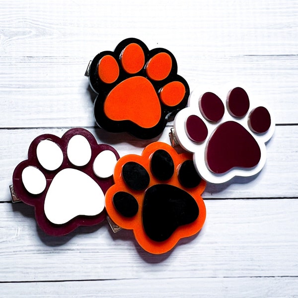 Paw Print Hair Clip | Christmas | Gift Guide | Stocking Stuffer