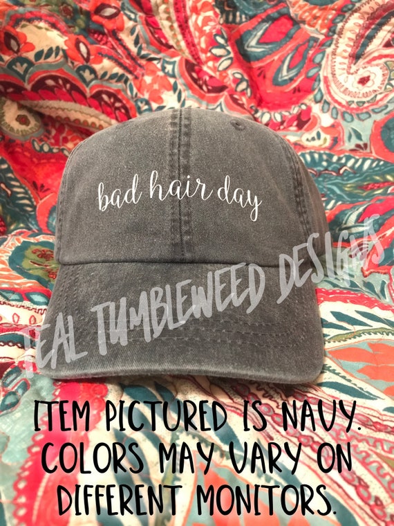 Bad Hair Day Baseball Hat - Etsy Australia