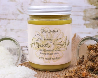 Soothing Arnica Salve; 100% Natural Ingredients