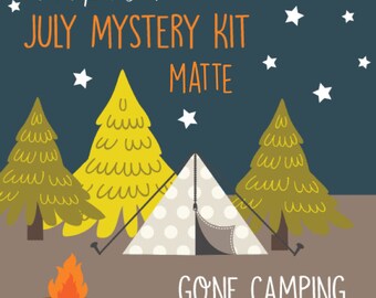 July Mystery Kit - Matte Planner Stickers Designed for Erin Condren Life Planner Vertical