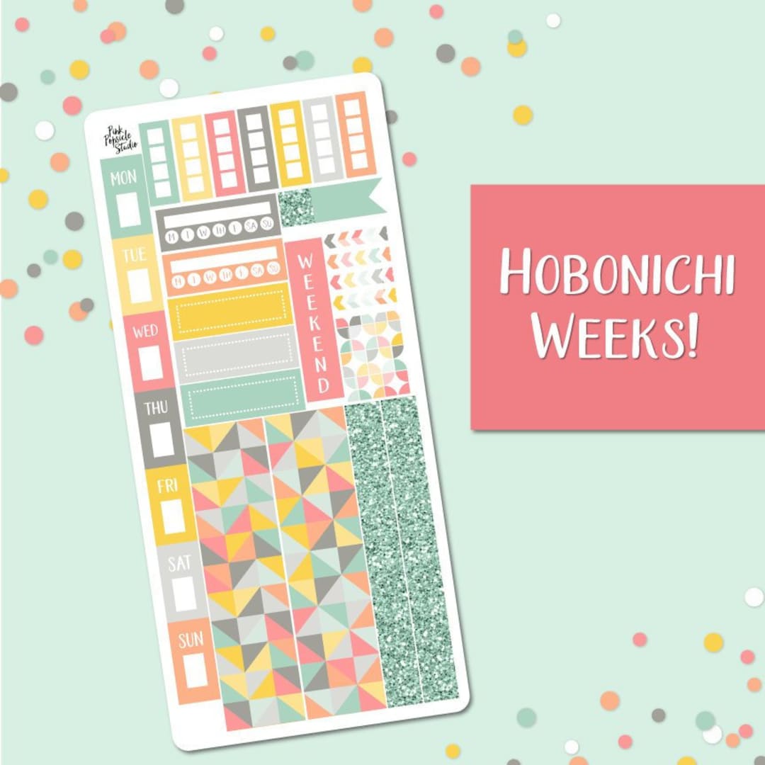 HOBONICHI WEEKS Planner Sticker Kit Nesting Doll - Etsy