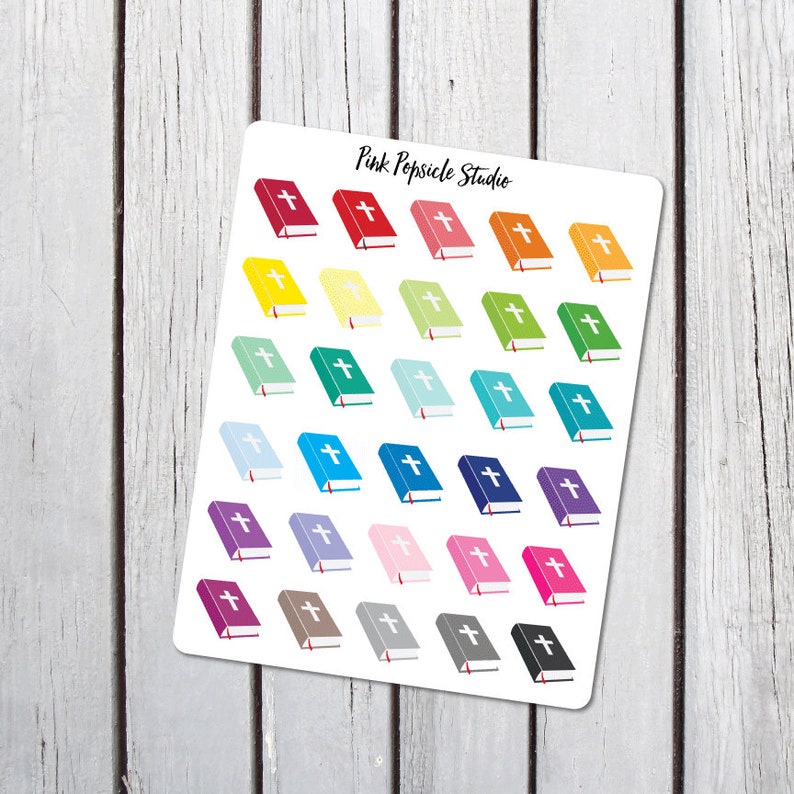 Bible Planner Stickers Designed for Erin Condren Vertical Life Planner