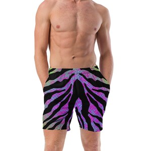Mens Animal Print Bathing Suit Swimwear, Swim Trunks, Men&#39;s swimsuits, Swim Shorts For Guys, Beach Board Shorts For Travel and Summer Sports