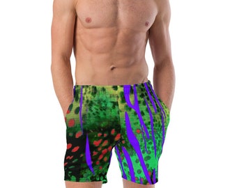 Herren Animal Print Badeanzüge, Badehosen, Herren Badeanzüge, Sommer Badeshorts, Boardshorts für Strand, Schwimmen, Reisen, Sommersport