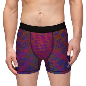 Animal Print Men&#39;s Boxer Briefs Underwear, Men&#39;s Colorful Boxers, Graphic Under Shorts, Gift For Boyfriend, Gift For Husband, Gift For Dad