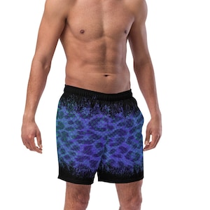Mens Animal Print Bathing Suit Swimwear, Swim Trunks, Men&#39;s swimsuits, Swim Shorts For Guys, Beach Board Shorts For Travel and Summer Sports