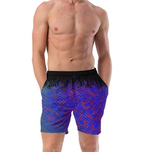 Mens Animal Print Bathing Suit Swimwear, Swim Trunks, Men&#39;s swimsuits, Swim Shorts For Guys, Beach Board Shorts For Travel and Summer Sports