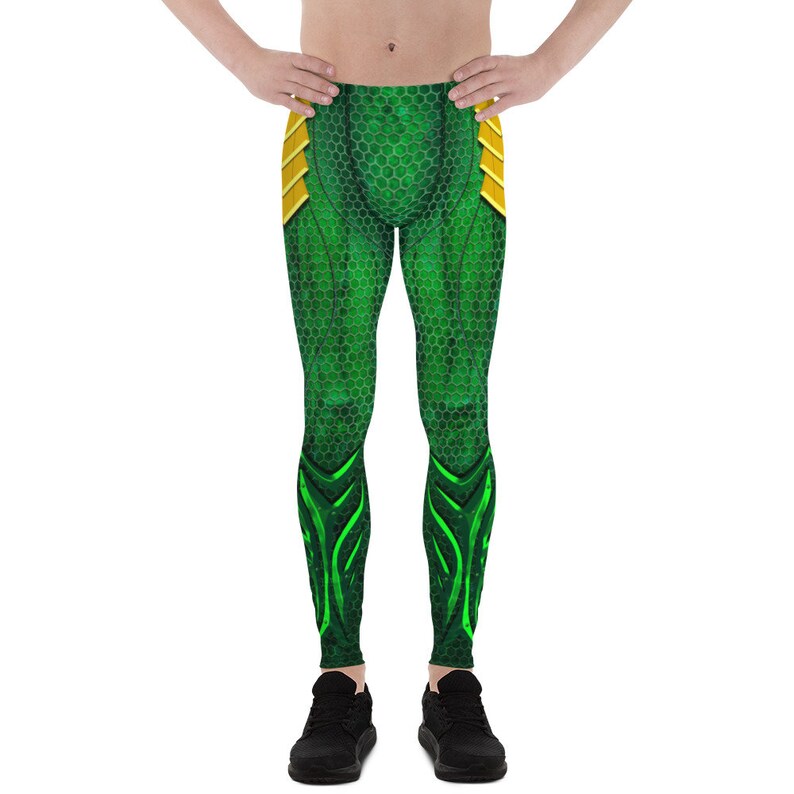 Aquaman 2019 Burningman Meggings 3D Printed Leggings Comicon Leggings Merman Leggings Festival Rave Workout Wear Cosplay Leggings