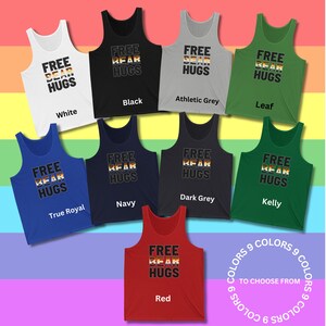 Bear Pride Tank Top Herren - Free Bear Hugs Gay Community Design