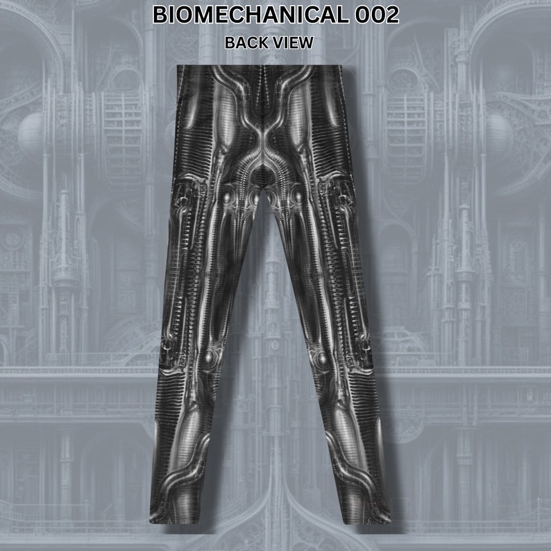 Giger Alien Xenomorph Halloween Mens Leggings, Biomechanical Skeleton ...