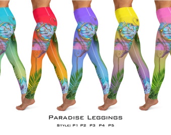 Leggings de yoga - Leggings Burning Man, tenues de plage pour voyage, corsaires cosplay, vêtements de festival EDM Playa, tenues d'entraînement Coachella