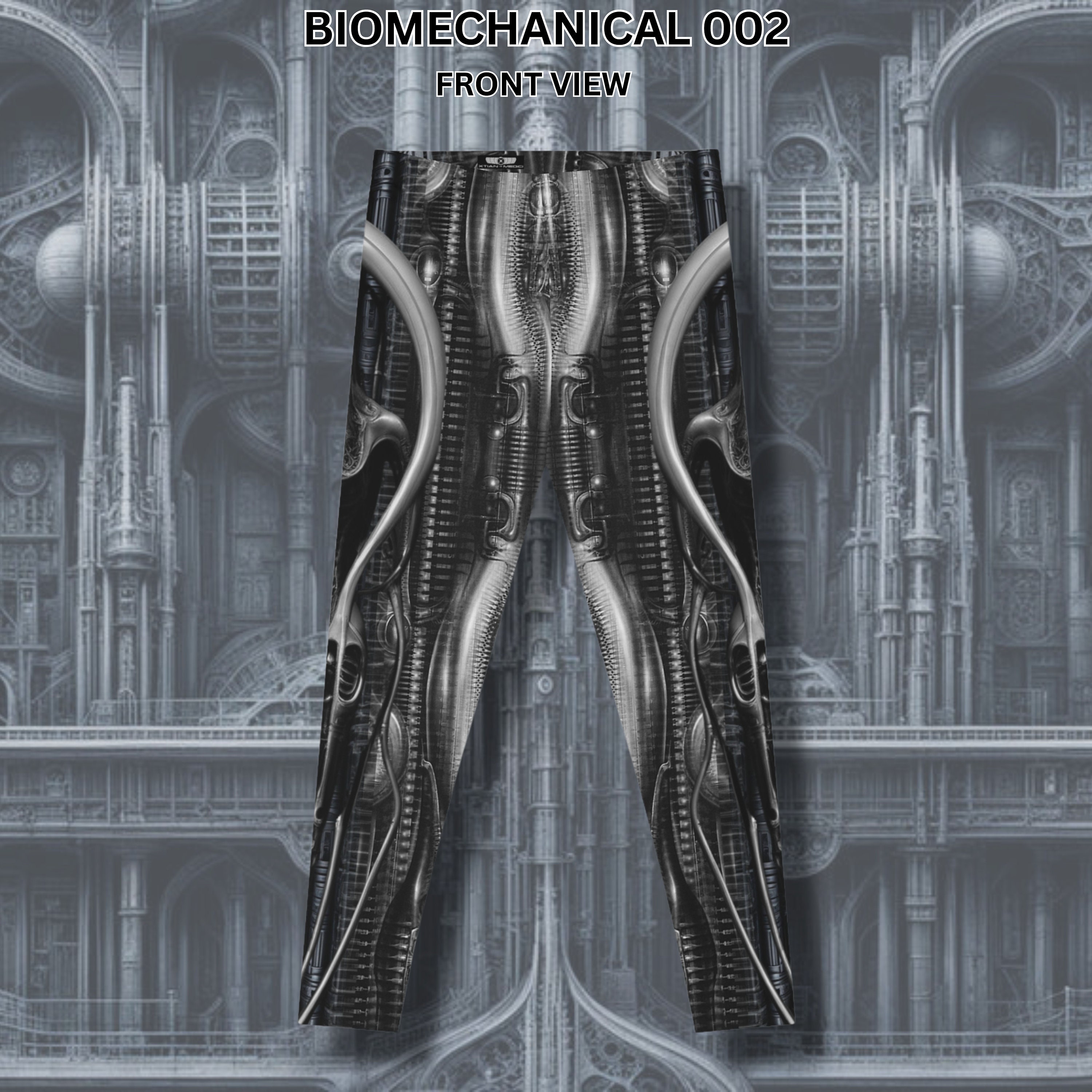 H.R. Giger Style Alien Leggings, Biomechanical Futuristic Sci-fi ...