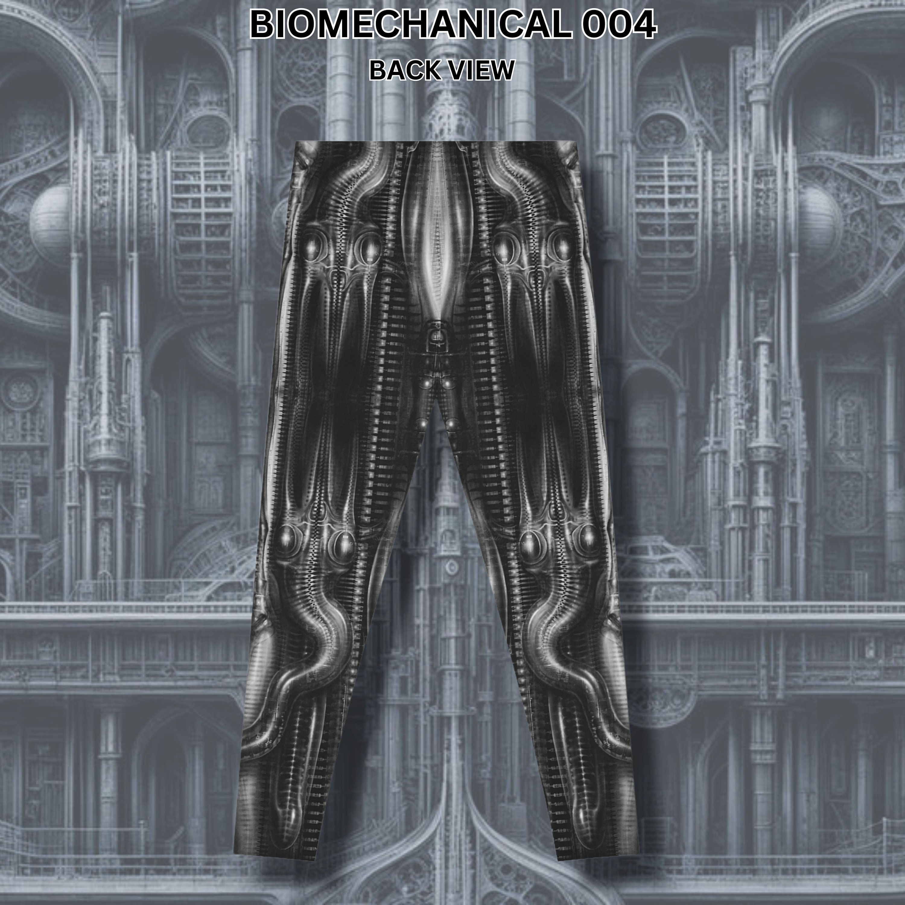 H.R. Giger Style Alien Leggings, Biomechanical Futuristic Sci-fi ...