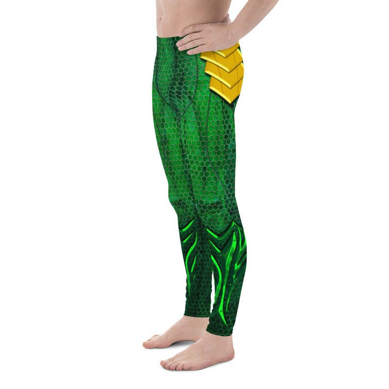 Aquaman 2019 Burningman Meggings 3D Printed Leggings Comicon Leggings Merman Leggings Festival Rave Workout Wear Cosplay Leggings
