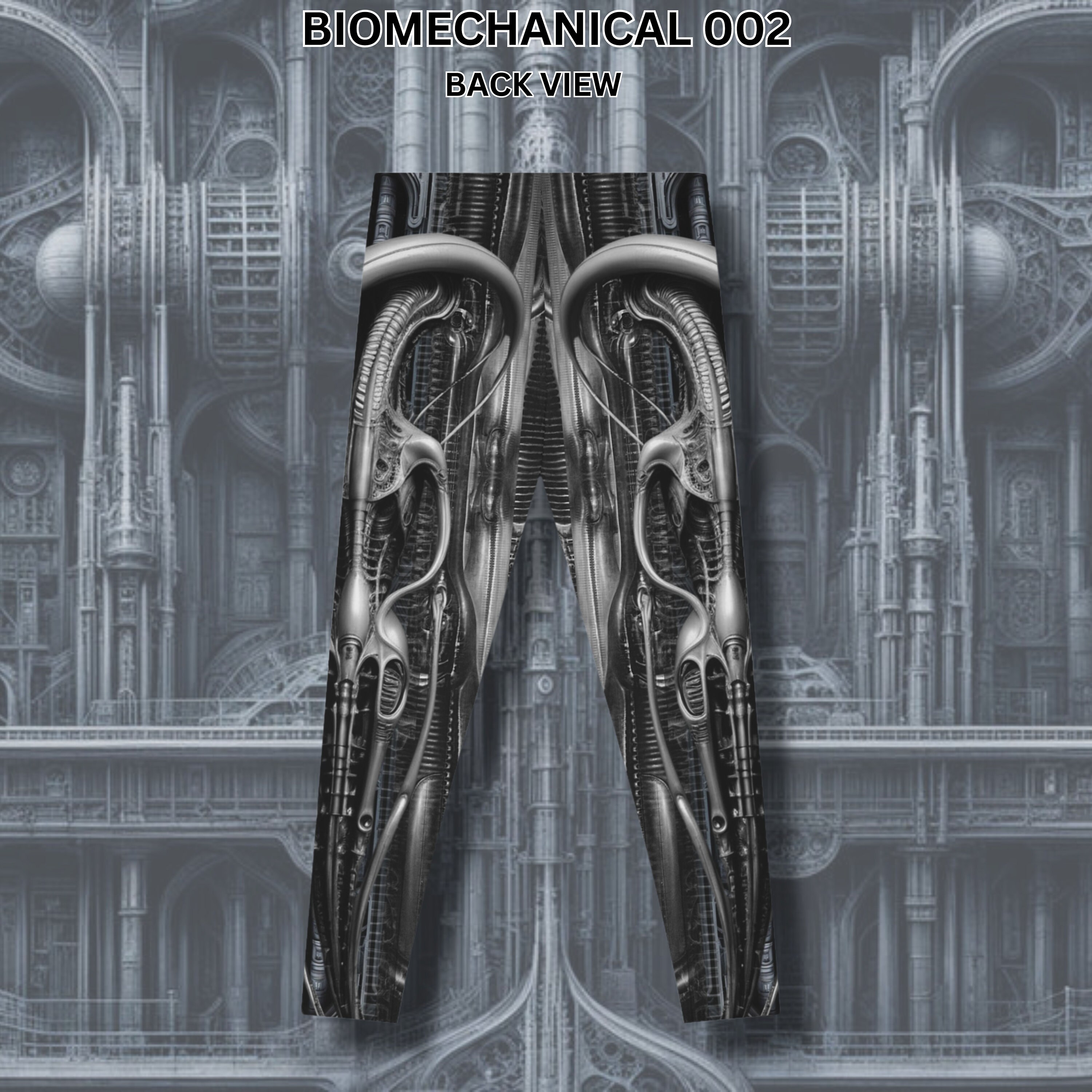 H.R. Giger Style Alien Leggings, Biomechanical Futuristic Sci-fi ...