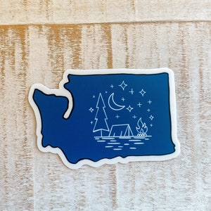 WA outdoors sticker