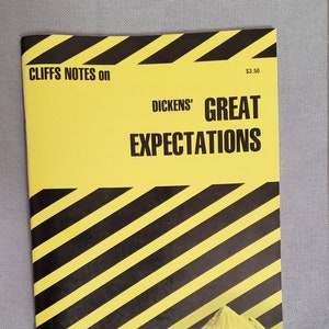 Great Expectations Cliffs Notes, Charles Dickens, 1992 Study Guide, Test Prep Synopsis, VintageLoretto