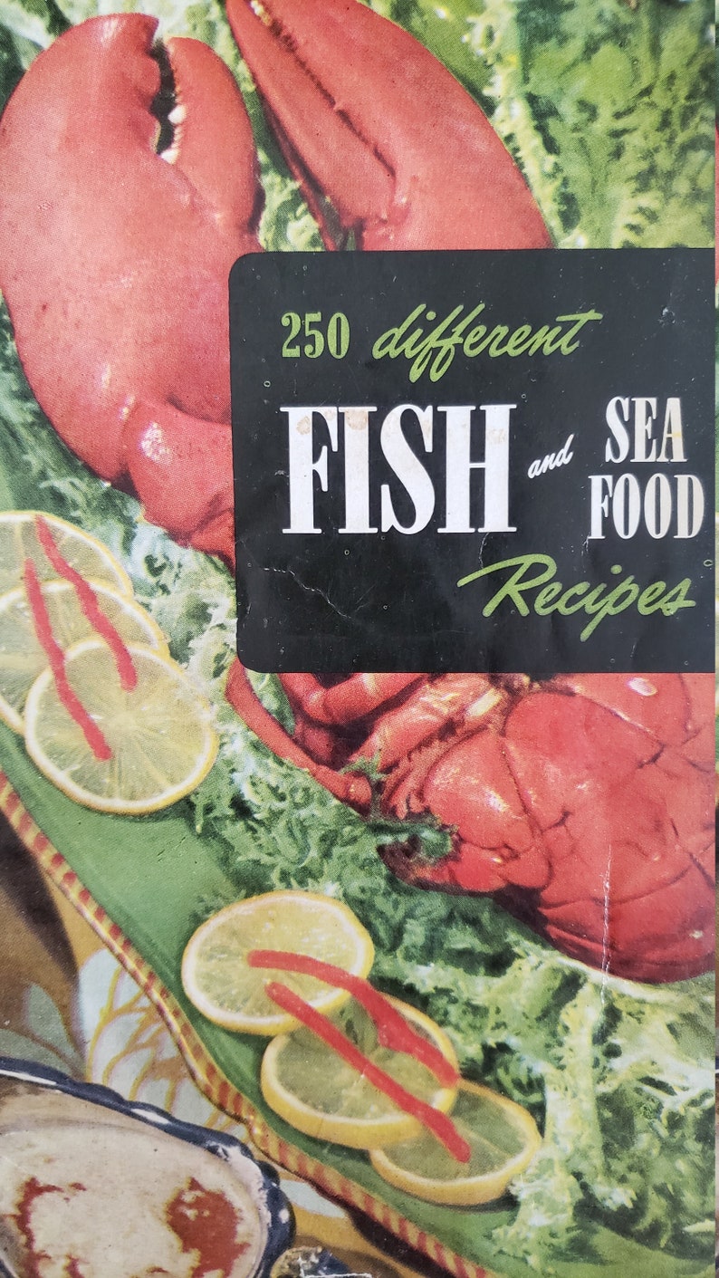 250 Fish and Seafood Cookbook Culinary Arts Institute Etsy