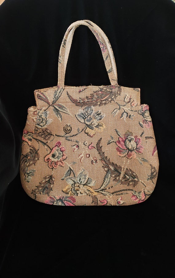 Vintage Tapestry Handbag 1940's Handmade