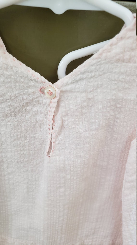 Pale Pink Vintage Baby Girl Dress and Slip dress set,… Gem