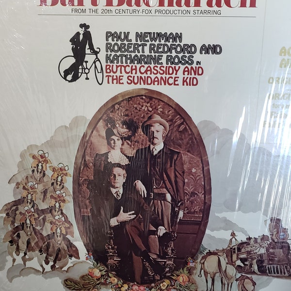 Burt Bacharach Butch Cassidy and the Sundance Kid, Original Score, 1969 Bacharach Music, VintageLoretto