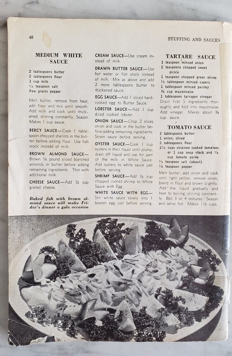 250 Fish and Seafood Cookbook Culinary Arts Institute Etsy