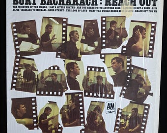 Burt Bacharach: Reach Out Vinyl Record, 1967 Easy Listening, Instrumental Music