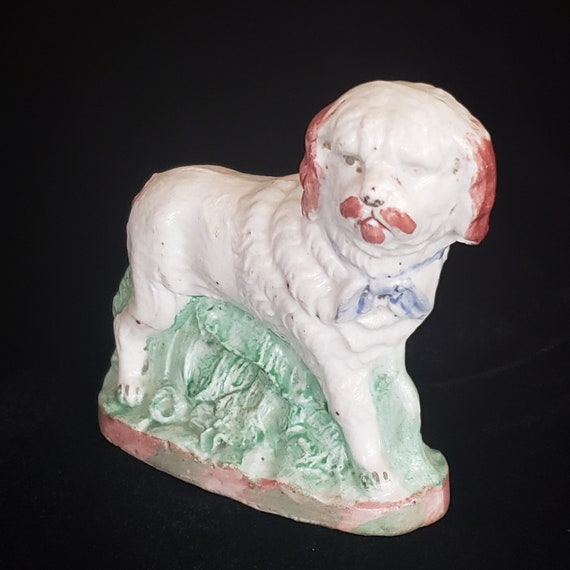 Antique Dog Figurine From Victorian Era Vintageloretto FREE Etsy
