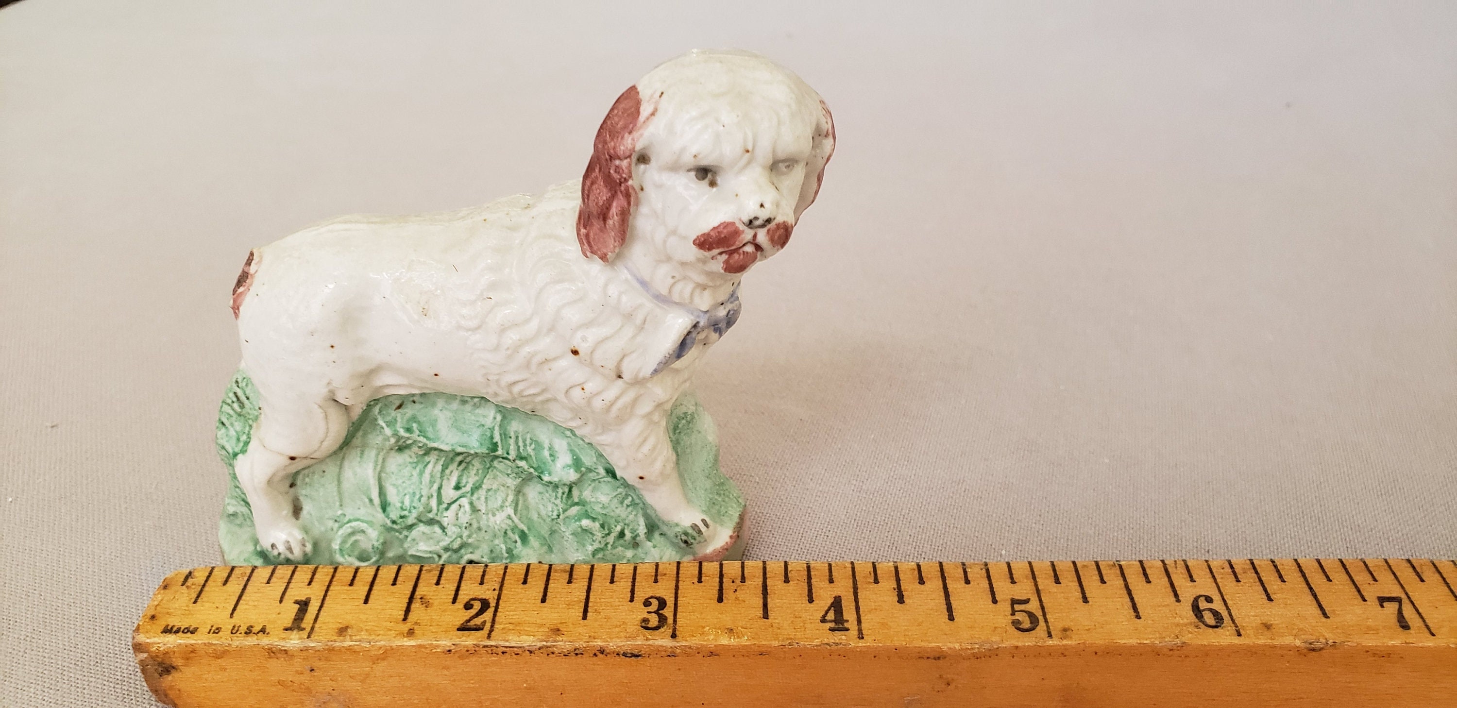 Antique Dog Figurine. Victorian Era Figurine Vintageloretto Etsy