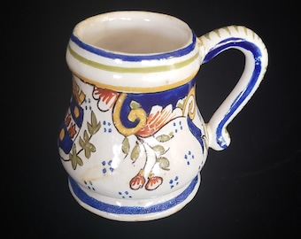 Tiny French Cup, Tooth Pick Holder,  from Cherbourg, France, 1944, Battle of Cherbourg, RARE FIND, VintageLoretto