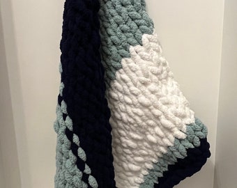 Handmade chunky knit blankets AT WHOLESALE PRICES!  **Choose your colors!**