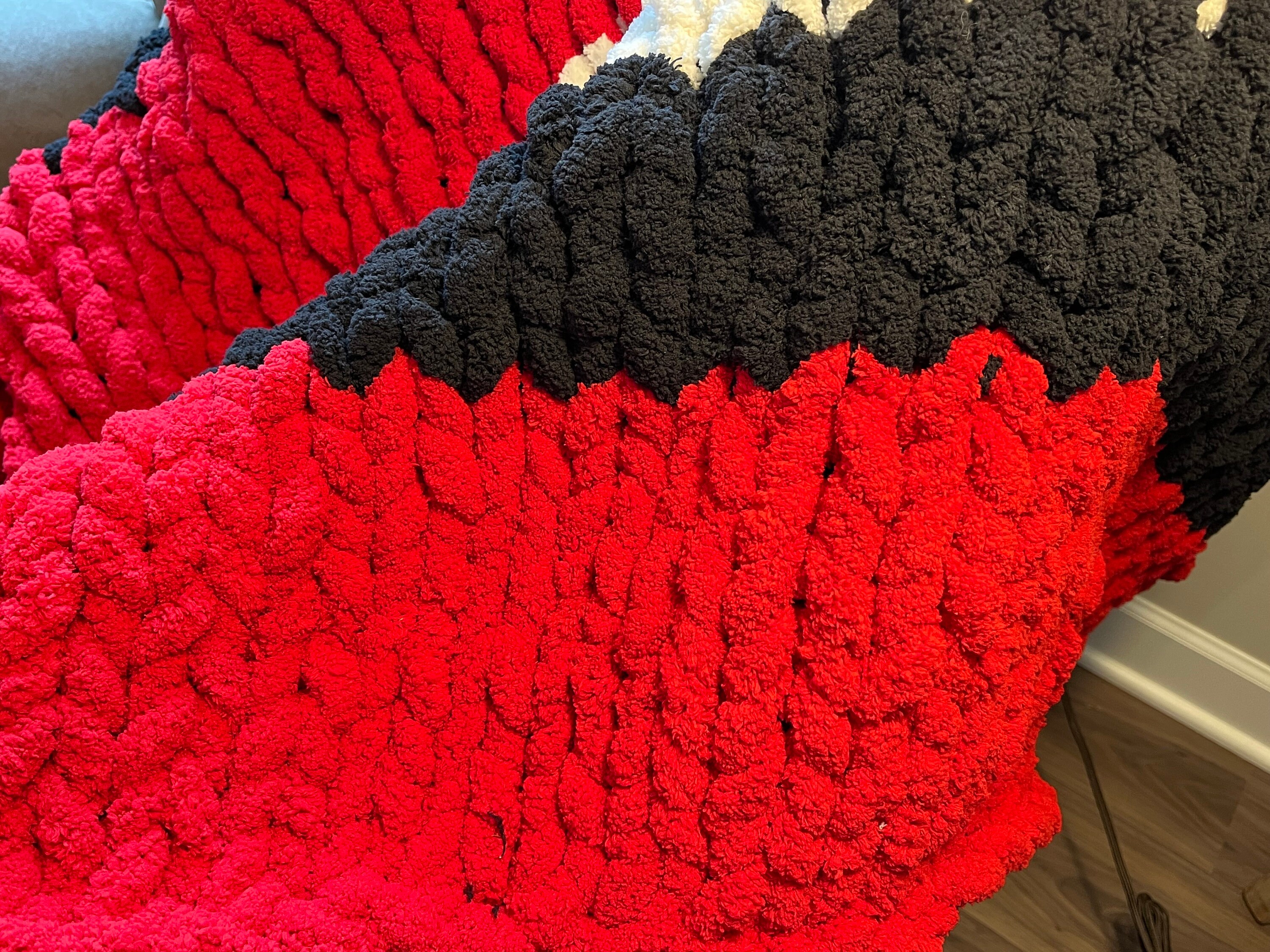 Chunky knit blanket wholesale hotsell